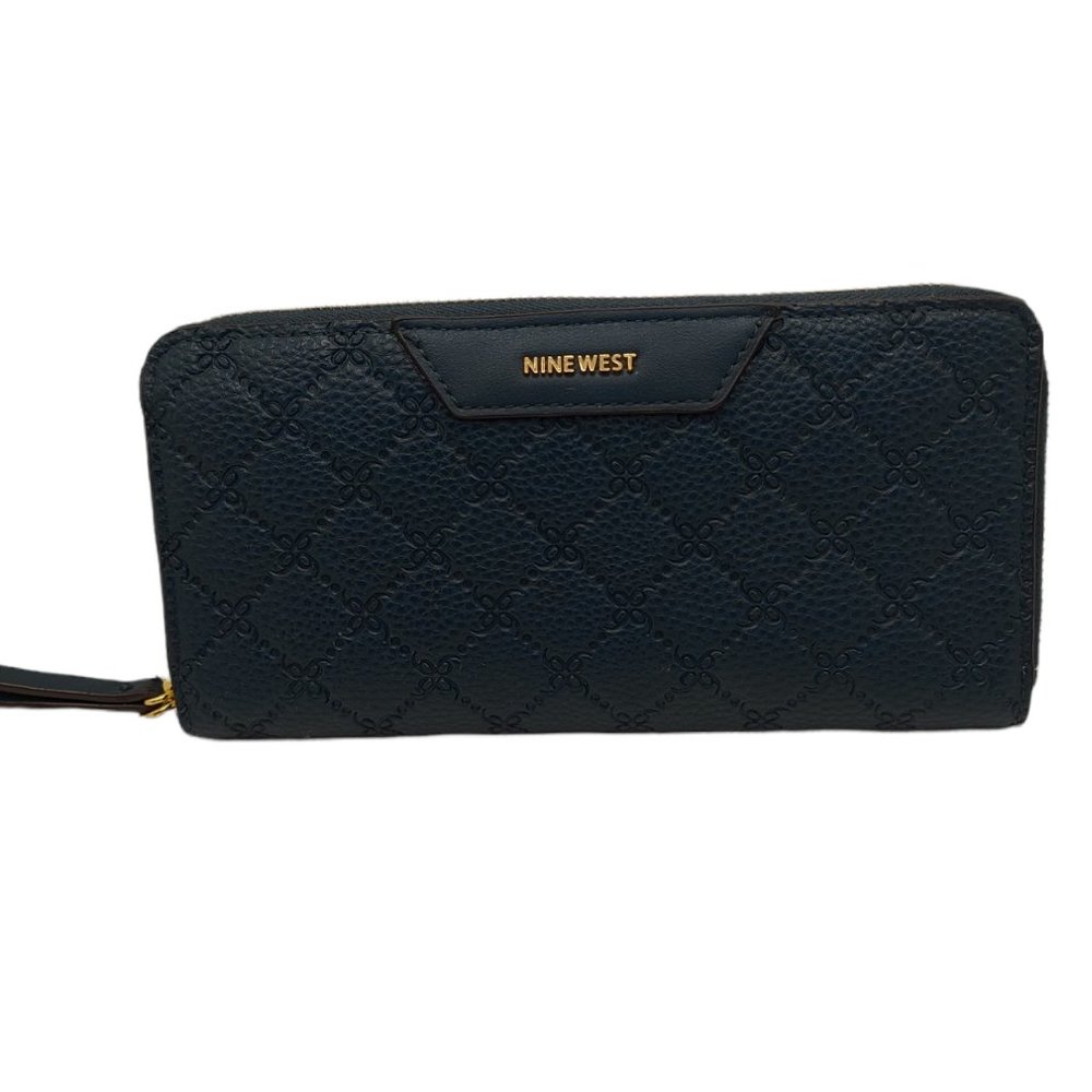 Nine West Wallet Dark Teal - Picture 1 of 5